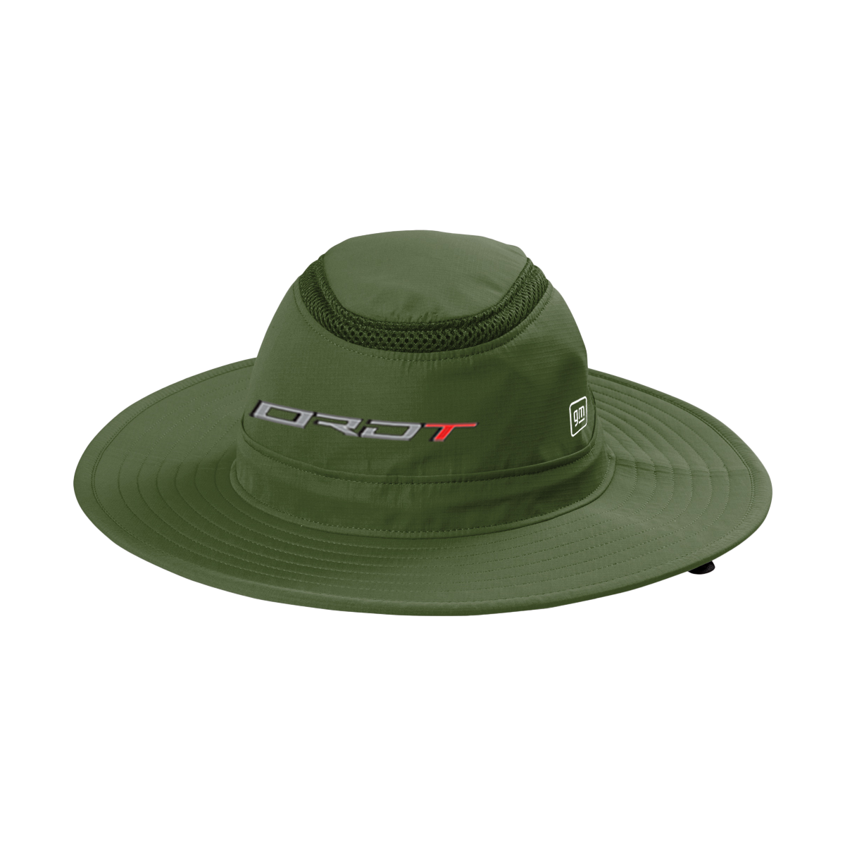 Dark Olive Green ORDT Outdoor Ventilated Wide Brim Hat