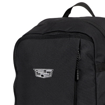 Dark Slate Gray Laptop Backpack - White Crest