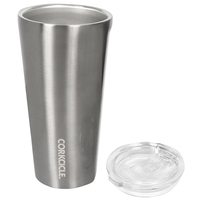 16oz Cadillac Corkcicle Silver Tumbler