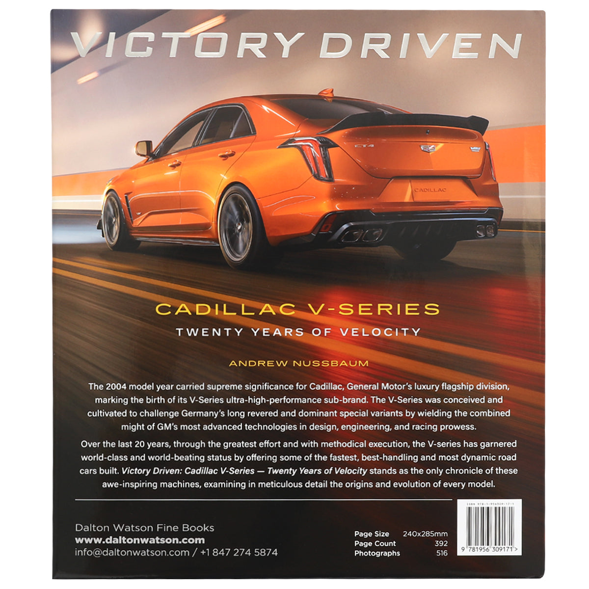 Dark Slate Gray Victory Driven V-Series Cadillac Book