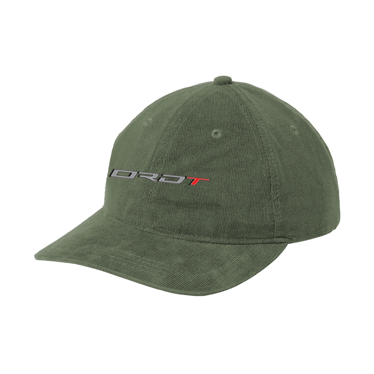 Dim Gray ORDT Light Corduroy Dad Cap