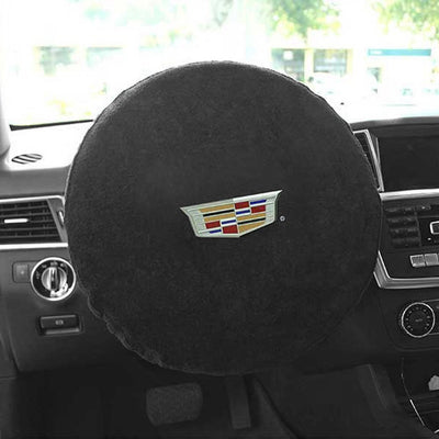 Dark Slate Gray Cadillac Steering Wheel Cover