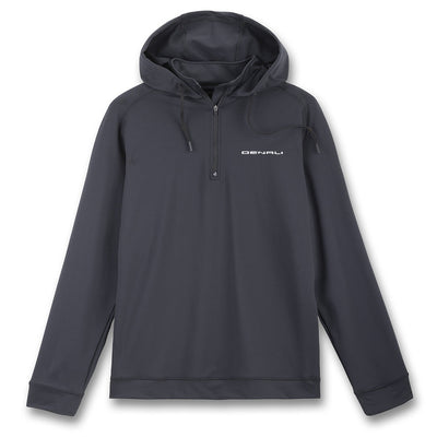 Dark Slate Gray Denali Swannie's Golf Quarter-Zip Hoodie