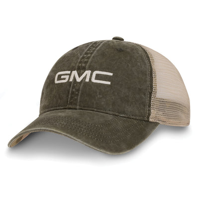 Dark Olive Green GMC Ladies Ponytail Cap