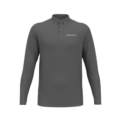 Dim Gray Denali Callaway Long Sleeve Polo