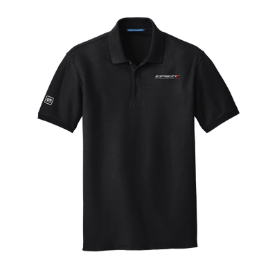 Black ORDT Core Classic Pique Polo