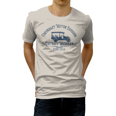 Dark Gray 1920 Chevy Arched Text T-Shirt