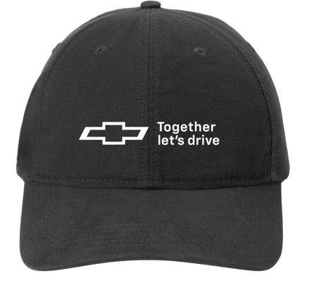 Dark Slate Gray Chevrolet Together Let's Drive Carhartt Canvas Hat