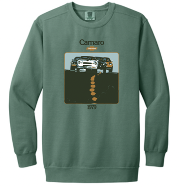 Dim Gray Camaro 1979 Horizon Graphic Crewneck Sweatshirt