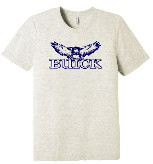 Light Gray Vintage Buick Eagle Tri Blend T-Shirt