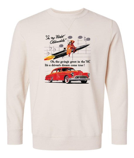 Chevrolet 88 Rocket Unisex Vintage Wash Crewneck