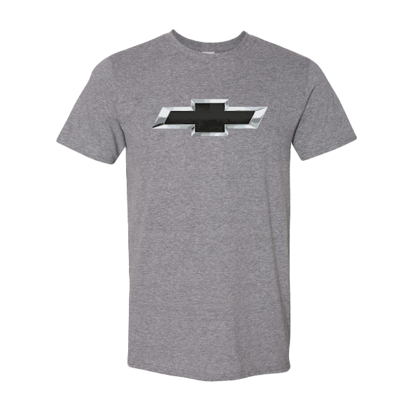 Chevrolet Black & Chrome Bowtie T-Shirt