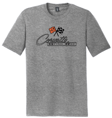 Light Slate Gray Corvette C2 Graphic T-Shirt