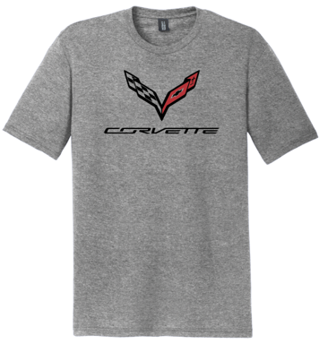 Light Slate Gray Chevrolet C7 Corvette T-Shirt