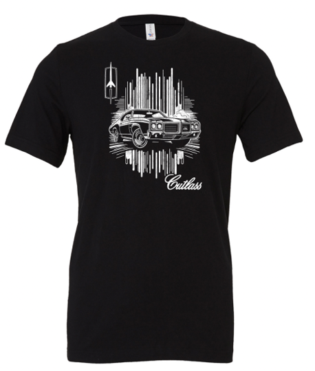 Black Cadillac Vintage Cutlass Graphic Unisex T-Shirt