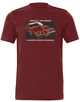 Saddle Brown Pontiac 1980's Firebird Graphic T-Shirt