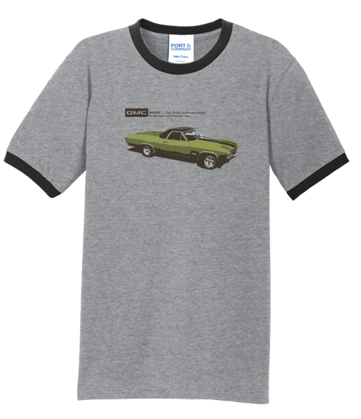 Light Slate Gray Vintage GMC Sprint Graphic T-Shirt