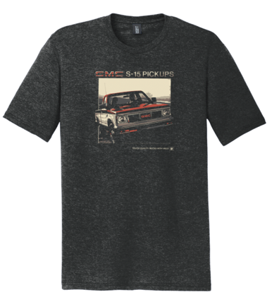 Dark Slate Gray GMC S-15 Tough Trucks T-Shirt