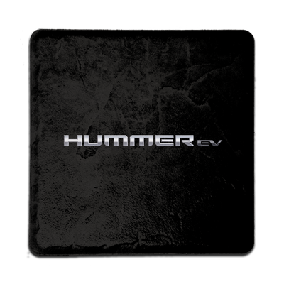 Black HUMMER EV Stone Tile Coaster