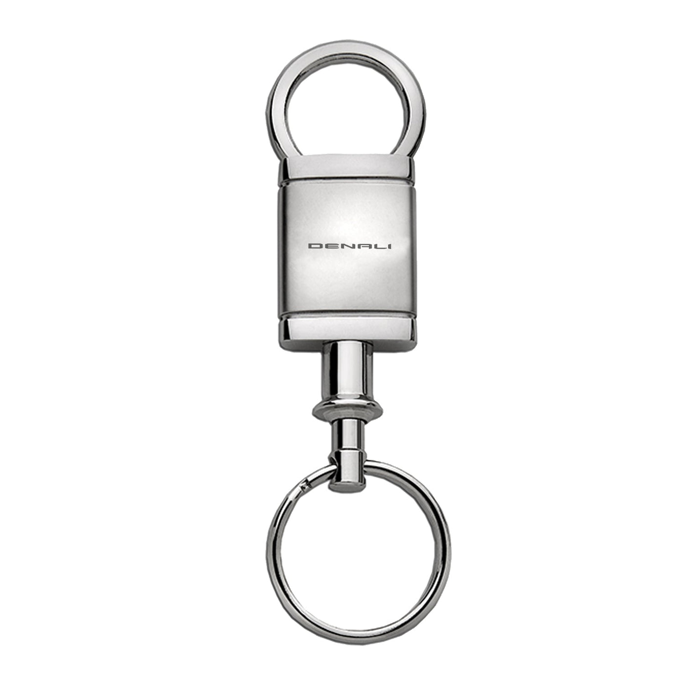 Light Gray DENALI Straight Ring Top Keychain