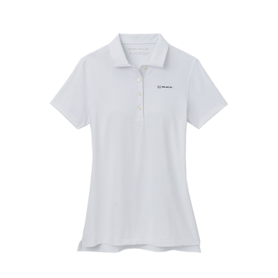 Light Gray Buick Ladies Peter Millar Performance Polo