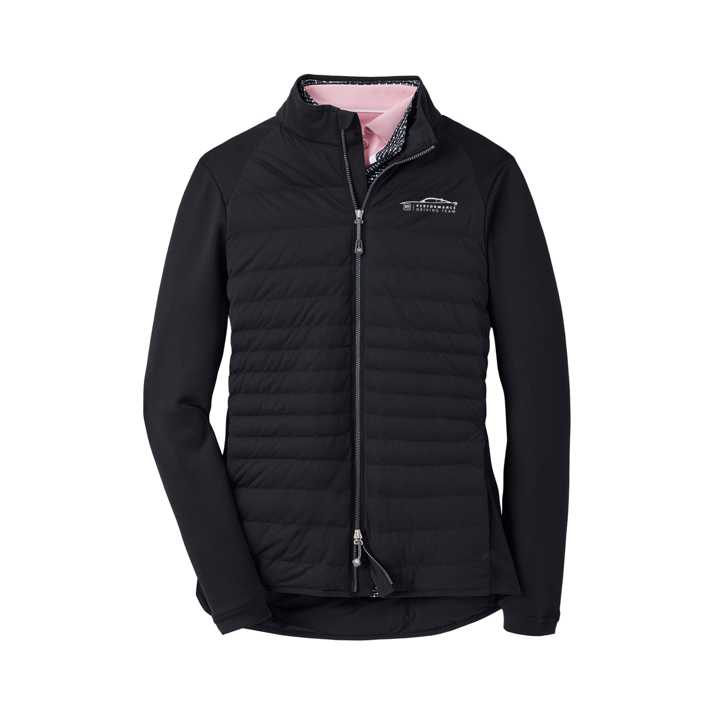 Black PDT Peter Millar Women's Merge Hybrid Jacket