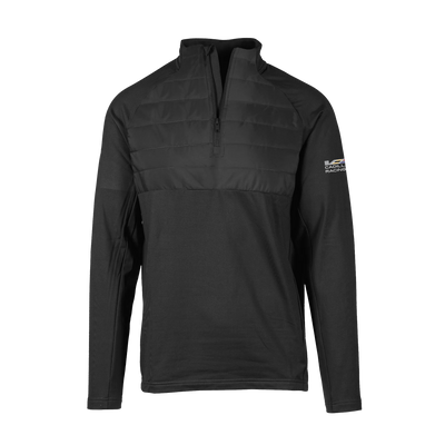 Dark Slate Gray Cadillac Racing Men's Frequency Quilted 1/4 Zip