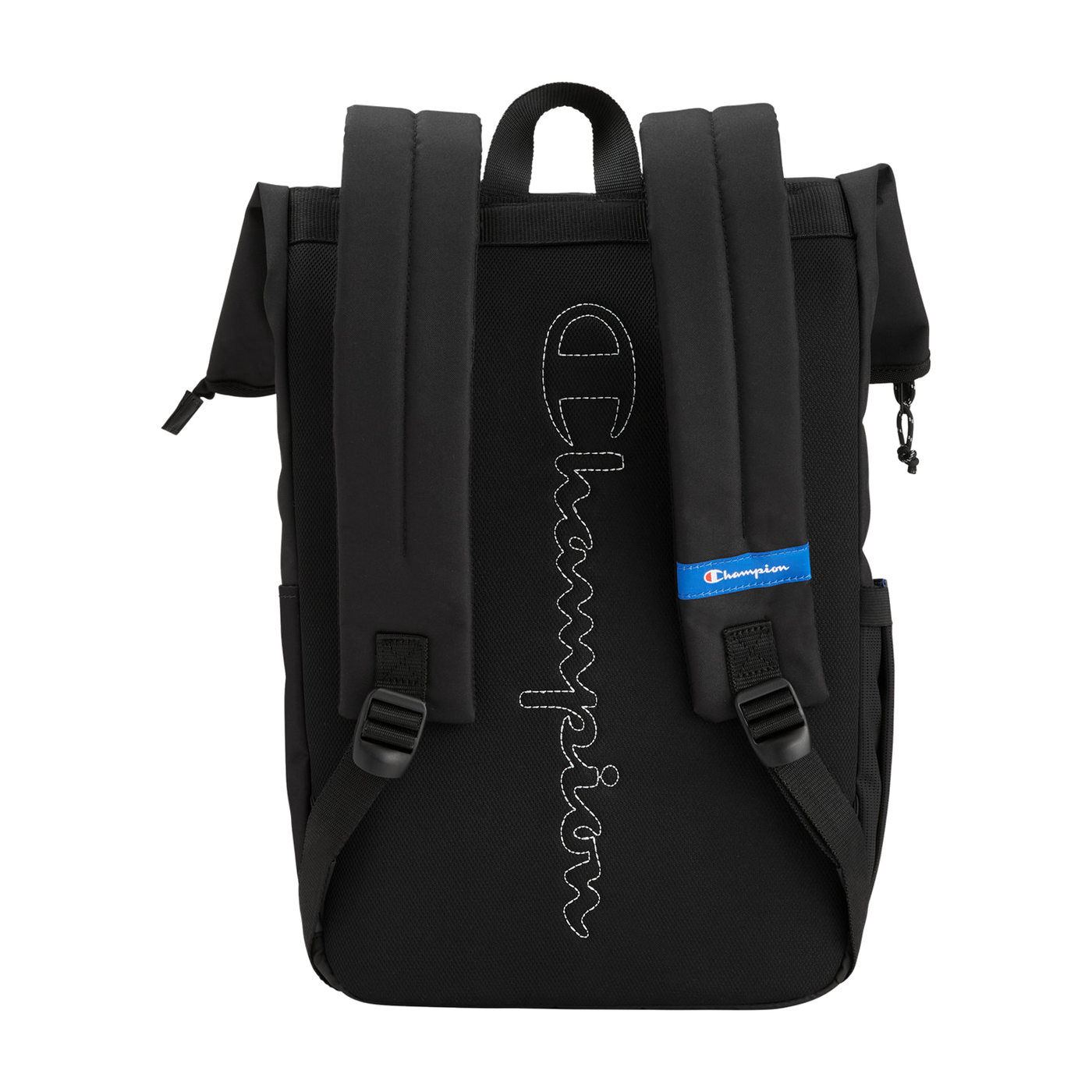 Black PDT Champion Roll Top Travel Backpack