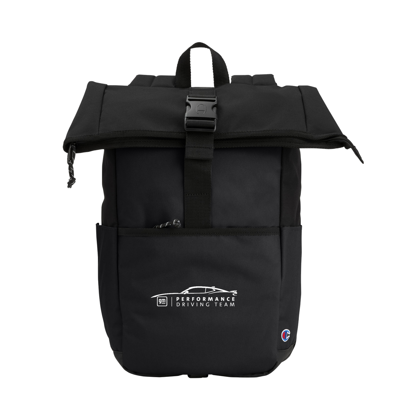 Black PDT Champion Roll Top Travel Backpack