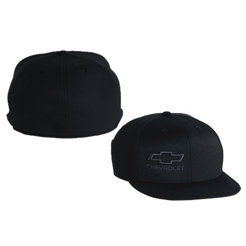 Black Chevrolet Flexfit Flatbill Cap