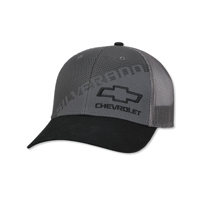 Dark Slate Gray Chevy Silverado Fitted Cap